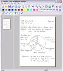 DigiMemo Digital Writing Pad - software interface
