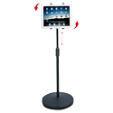 Aidata Universal Tablet Floor Stand - Range of Movement