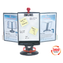 Whiteboard Copy Holder Flip and Find Display Carousel - Showing Whiteboard