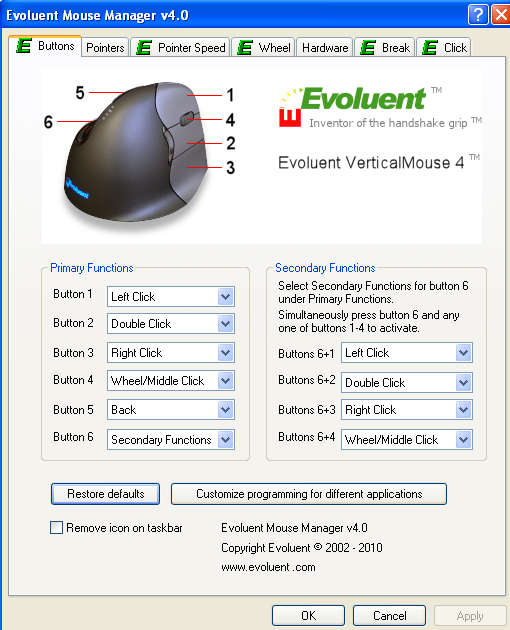 Evoluent VerticalMouse 4 Small Wireless by Evoluent ...