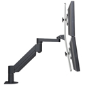 Switch Dual Monitor Bracket Accessory - side view with monitors stacked