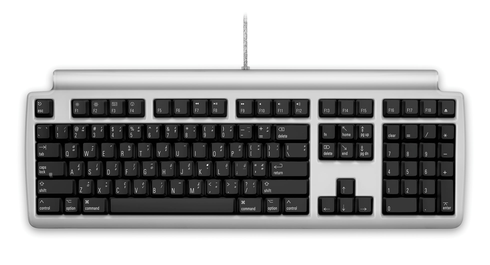 Quiet Pro Keyboard by Matias : ErgoCanada - Detailed Specification Page