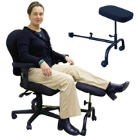 Freestanding Single Leg Rest by Score : ErgoCanada - Detailed