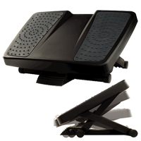 Freestanding Double Leg Rest by Score : ErgoCanada - Detailed