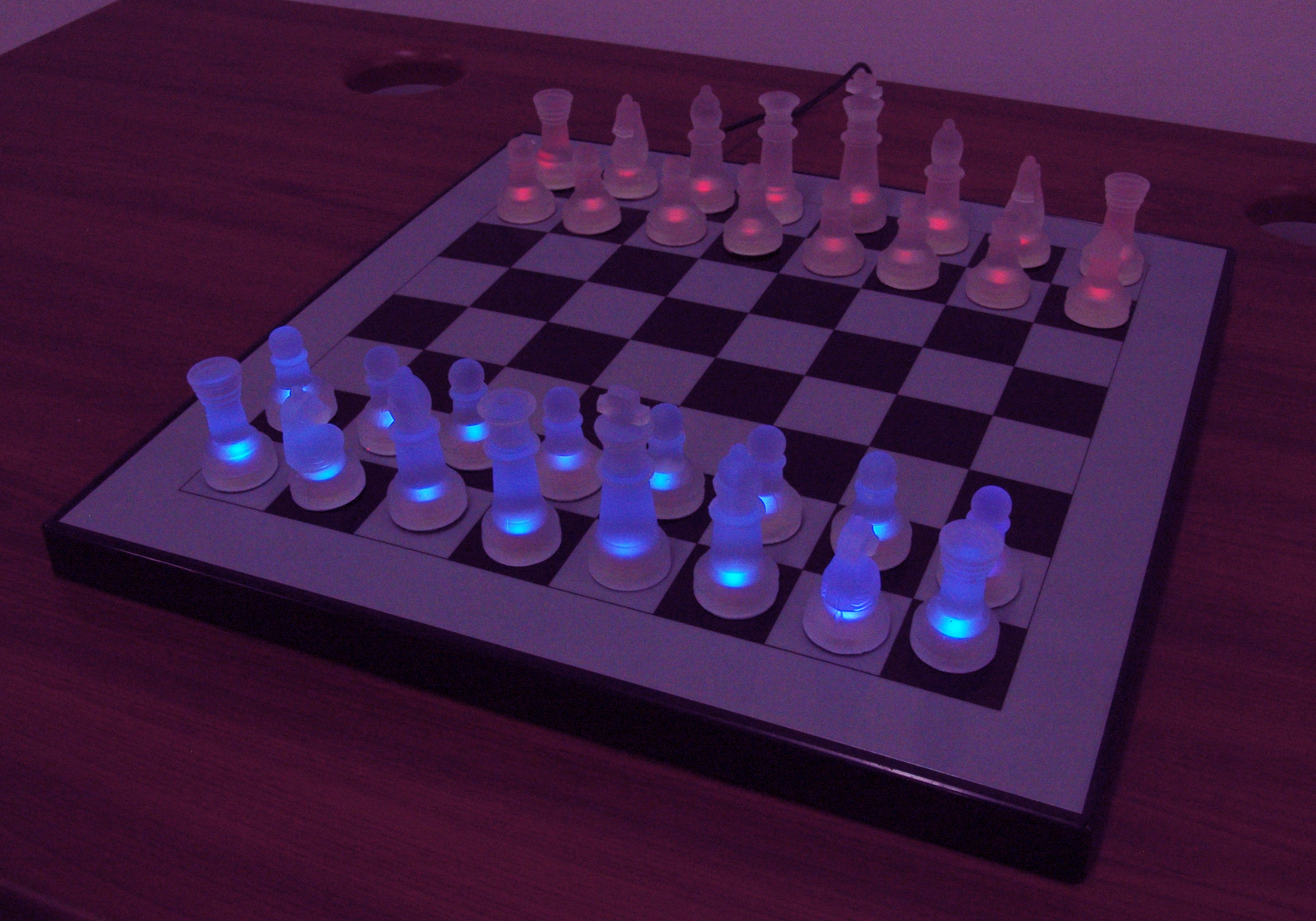 Lumisource LED Glowing Chess Set
