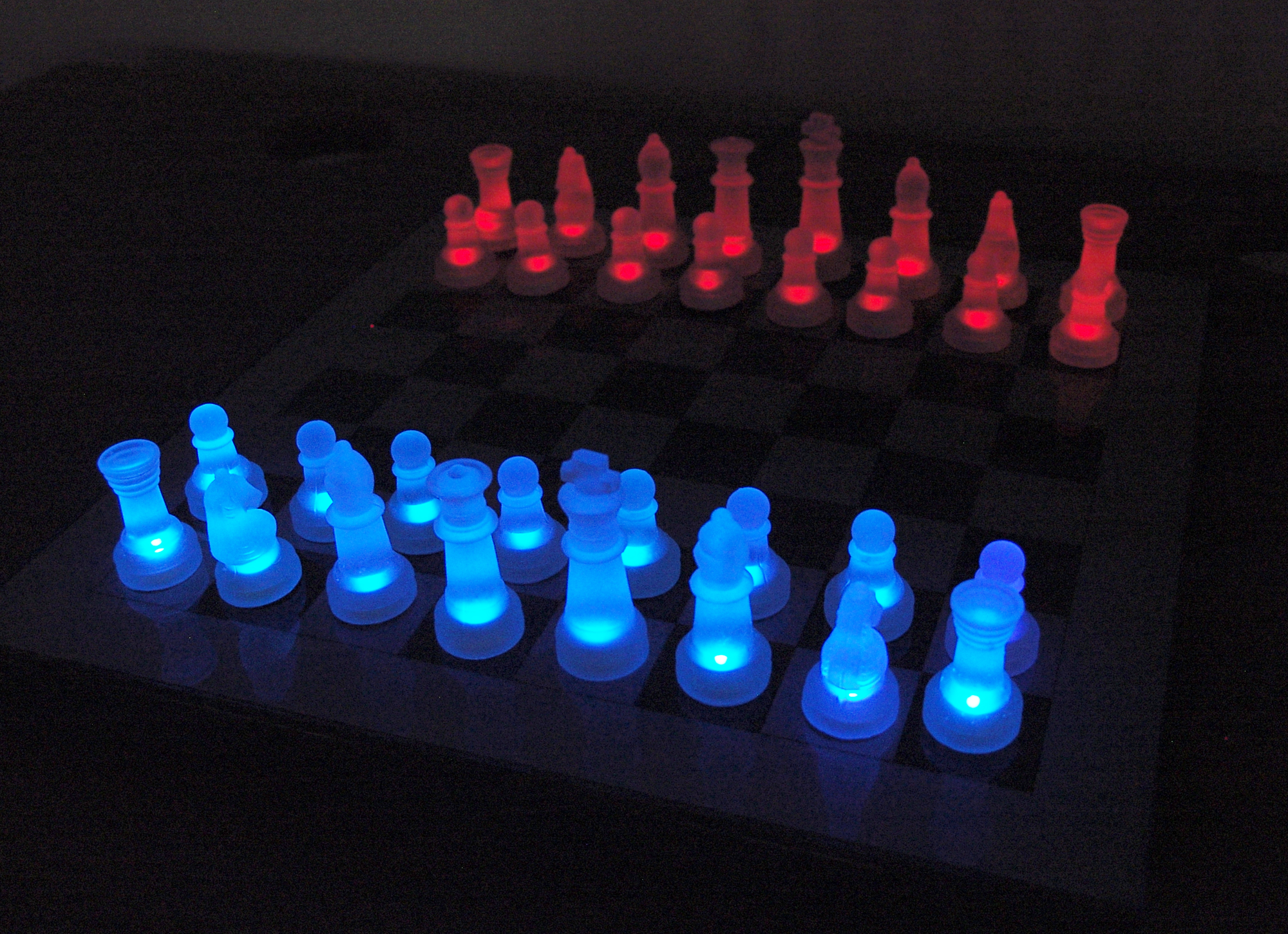 Lumisource LED Glowing Chess Set