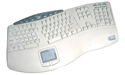 Truform PRO Keyboard with Touchpad - white model