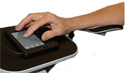 Articulating Gel Forearm Support with Removable Mouse Tray