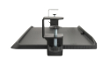 Click to enlarge Desk Clamp Tilting Keyboard Tray Side View