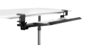 Click to enlarge Desk Clamp Tilting Keyboard Tray – Negative Tilt