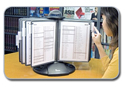 Aidata Flip & Find Rotary Display Reference Organizer Offers Quick Access to Information