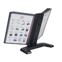 Flip and Find Weighted Desktop Reference Organizer - Rear