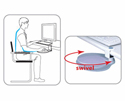 Under Desk Mouse Tray - Usage