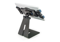 Universal Tablet Metal Stand - Rear View With Tablet