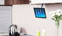 Universal Tablet Wall Mount with Arm in Use