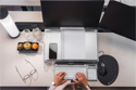 Click to enlarge FlexDesk 640 - In Use