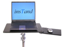 InsTand Heavy-duty Laptop Stand - supertray with sliding mouse platform