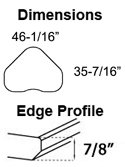 Dimensions and Edge Profile