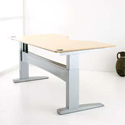 Click to enlarge Conset 501-11 Series Electric Desk Base Shown With Top