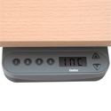 Click to enlarge 501-37 Series 2-Leg Electric Variable Width Height Adjustable Base - Programmable Switch (not included, optional)