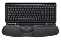 Top view of RollerMouse Free2 with keyboard