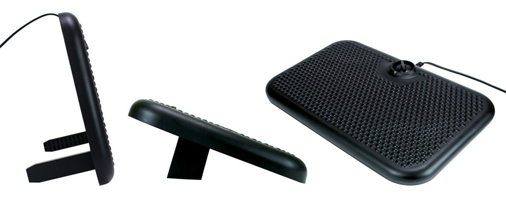 Toasty Toes Personal Heater - Deluxe Ergonomic Footrest