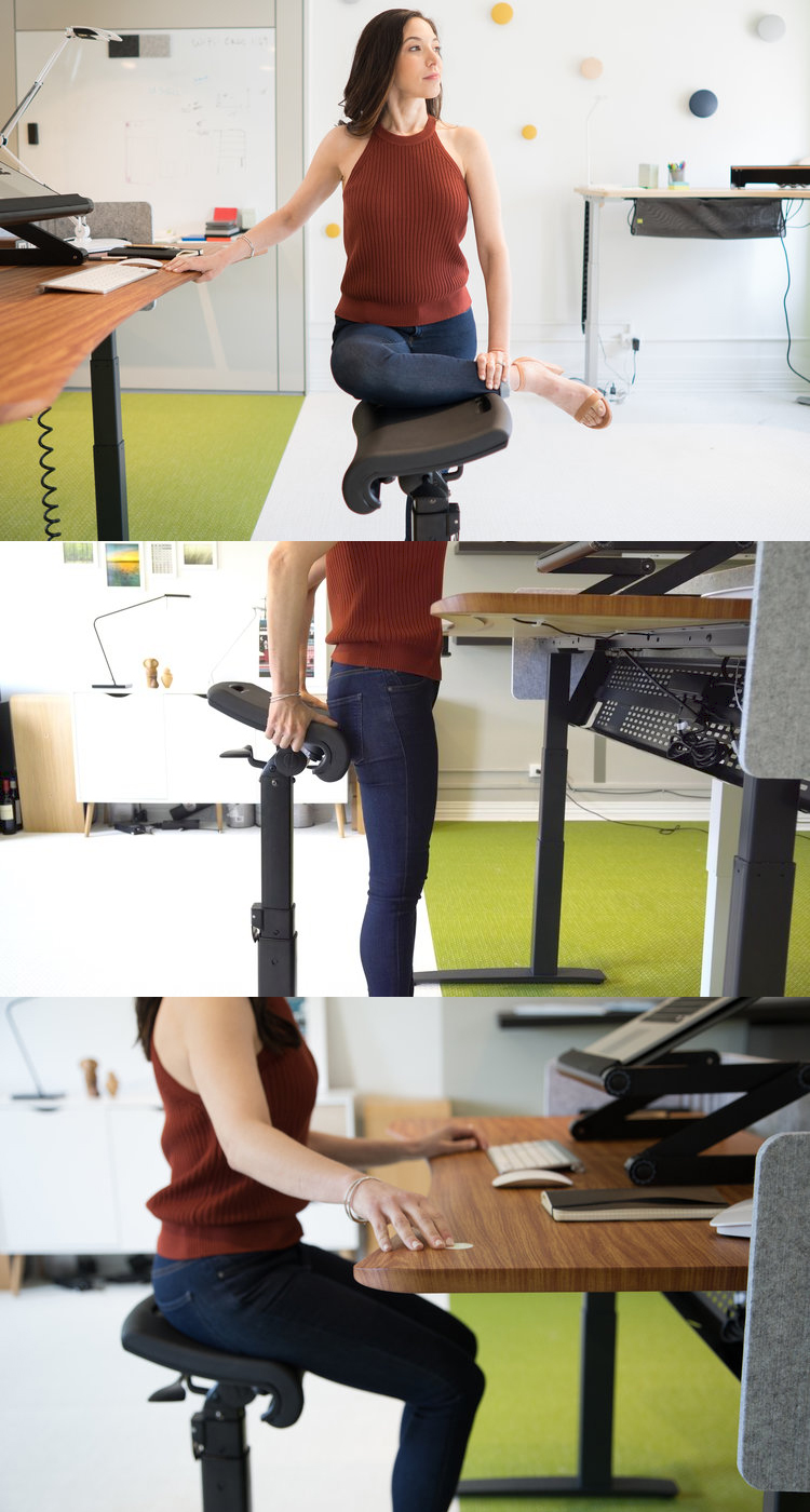 LeanRite Standing Desk Chair for Back Pain Prevention – Ergo Impact