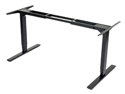 Ergomaker Electric Height Adjustable 2-Leg Table Base - Black