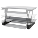 Workfit-T Sit-Stand Desktop Workstation - Range of Motion