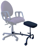 Click to enlarge ErgoUP Single Leg and Foot Rest - attaches to chair