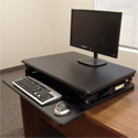 CASSIOPEIA Desktop Sit-Stand Retrofit - In Use