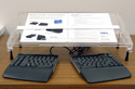 Microdesk Regular, with Split Keyboard