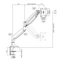 Eureka Single Monitor Arm - Specs