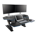 Eureka Sit-Stand Desktop 46 - Multi-Monitor Functionality