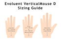 VerticalMouse D, Sizing Guide