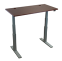 ThermoDesk Upsilon Table Top Shown in Clove Mahogany