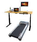 ThermoTread GT Desk Treadmill with Elite Frame and Omega Everest ThermoDesk Table Top