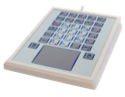 Click to enlarge Indukey TKS Desktop Series Foil Covered Keypad with Touchpad