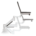 Articulating Laptop Height-Adjustable Arm - Adjustable Elevation