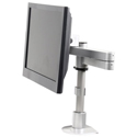 Long Reach Lateral LCD Arm on Pole, compact