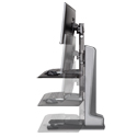 Winston-E Compact Workstation Dual - Height Adjustment Range