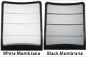 Black or White Membrane Back