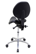 Kanewell 908 Saddle Chair - Rear Profile View