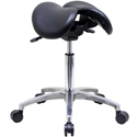 Click to enlarge Kanewell 908 Adjustable Saddle Stool - Front Profile View