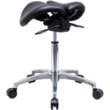 Click to enlarge Kanewell 908 Adjustable Saddle Stool - Rear Profile View