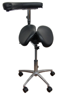 Click to enlarge Kanewell 908 Adjustable Saddle Stool with 360° Arm Accessory