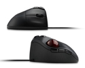 Pro Fit Ergo Vertical Wired Trackball - Side Profiles