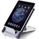 Goldtouch Go! Travel Laptop and Tablet Stand with tablet