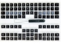 Kinesis Advantage360 Contoured Keyboard - Optional QWERTY PBT Keycap Sets