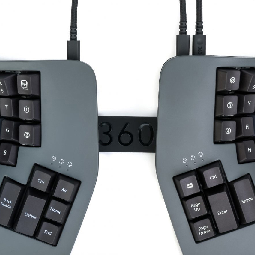 Advantage360 Linear Quiet Contoured Keyboard by Kinesis Advantage360 Linear Quiet Contoured Keyboard by Kinesis